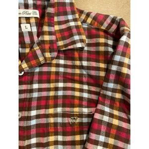 Southern Point Co Shirt Mens Large Plaid Button Down Casual Long Sleeve Preppy